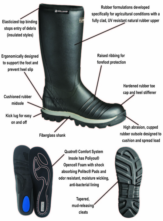 wool lined rubber boots